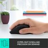 Logitech M705 Marathon Wireless Mouse, 2.4 GHz USB Unifying Receiver, 1000 DPI, 5-Programmable Buttons, Black - Image 3