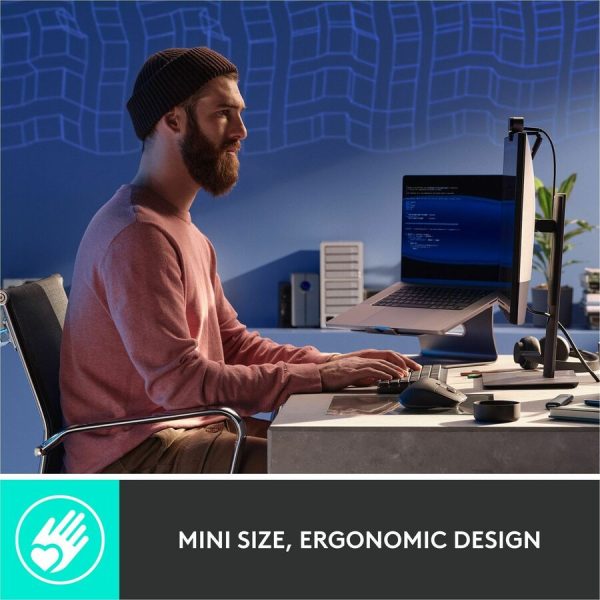 Logitech MX Mechanical Mini Wireless Illuminated Keyboard, Tactile Quiet Switches, Backlit, Bluetooth, USB-C - Image 3