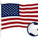 G128 American USA Flag | 20x38 Ft | ToughWeave Series Embroidered 600D Polyester | Country Flag, Embroidered Stars, Sewn Stripes, Indoor/Outdoor, Brass Grommets