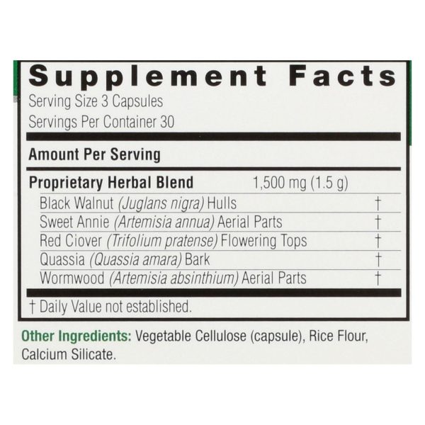 Nature's Answer - Black Walnut Complex - 90 Vegetarian Capsules - Image 3