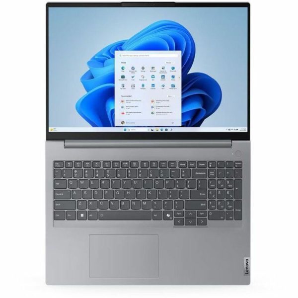 Lenovo ThinkBook 16 G7 ARP 21MW0002US 16" Touchscreen Notebook - WUXGA - AMD Ryzen 5 7535HS - 16 GB - 512 GB SSD - English (US) Keyboard - Arctic Gray - Image 3