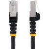 StarTech.com 25ft CAT6a Ethernet Cable, Black Low Smoke Zero Halogen (LSZH) 10 GbE 100W PoE S/FTP Snagless RJ-45 Network Patch Cord - Image 2