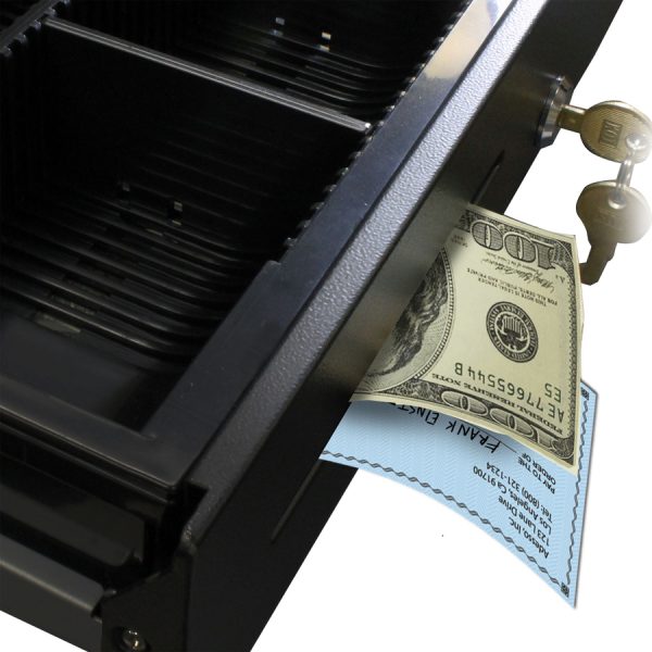 Adesso 13" POS Cash Drawer With Removable Cash Tray - Image 6