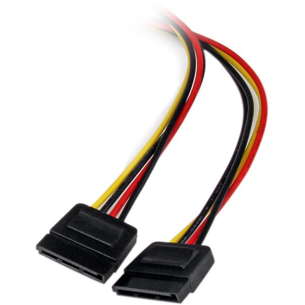 StarTech.com 12in LP4 to 2x SATA Power Y Cable Adapter - Image 3