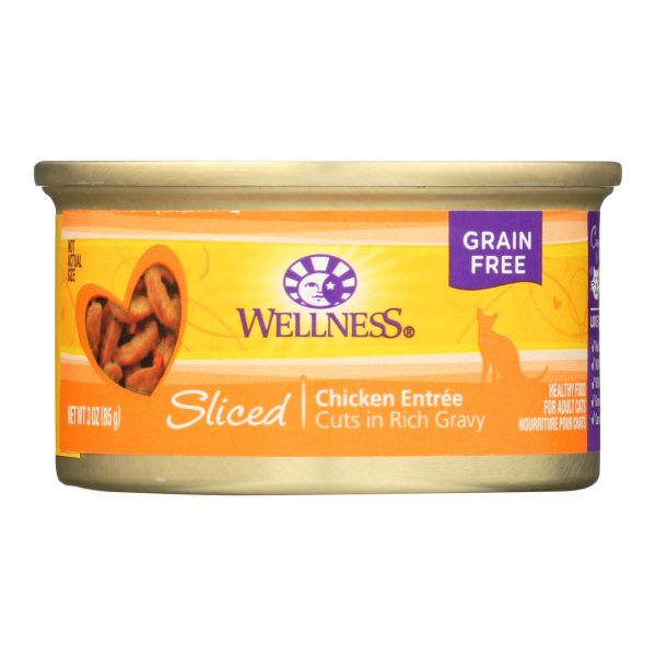 Wellness Pet Products Cat Food - Chicken Entr?e - Case of 24 - 3 oz. - Image 3