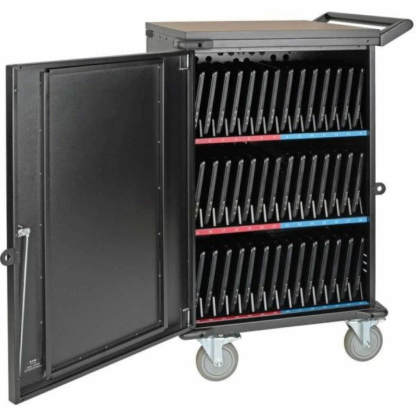 Eaton Tripp Lite Series 48-Device AC Mobile Charging Cart - Laptops and Chromebooks, 120V, NEMA 5-15P, 10 ft. (3.05 m) Cord, Black - Image 3