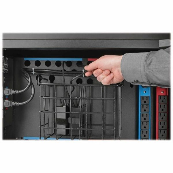 Eaton Tripp Lite Series 48-Device AC Mobile Charging Cart - Laptops and Chromebooks, 120V, NEMA 5-15P, 10 ft. (3.05 m) Cord, Black - Image 9