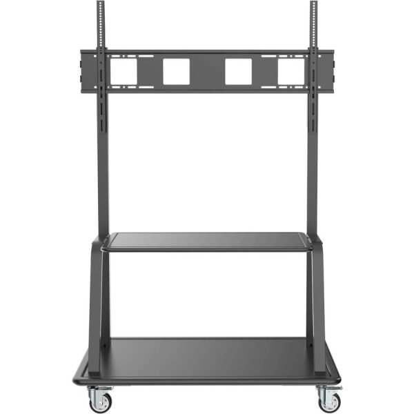 Eaton Tripp Lite Series Heavy-Duty Rolling TV Cart for 60" to 105" Flat-Screen Displays, Locking Casters, Black - Image 3