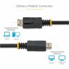 StarTech.com 3ft (1m) DisplayPort 1.2 Cable, 4K x 2K UHD VESA Certified DisplayPort Cable, DP Cable/Cord for Monitor, w/ Latches - Image 3