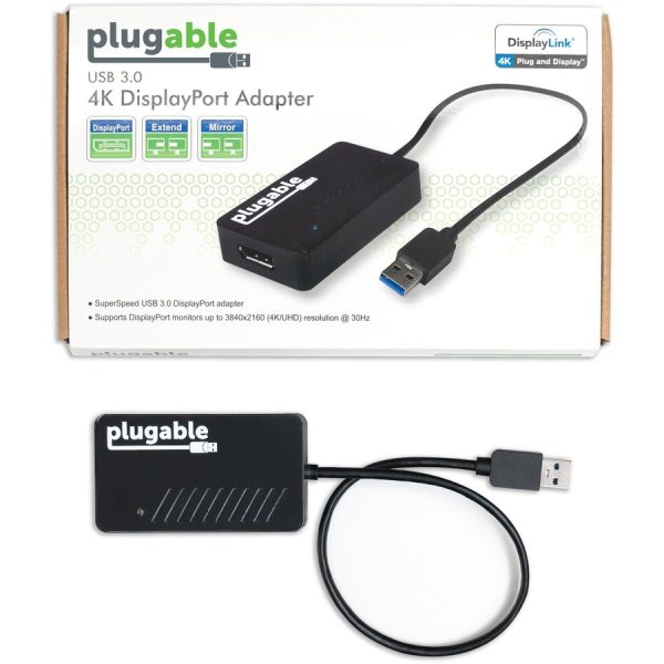 Plugable USB 3.0 to DisplayPort 4K UHD Video Graphics Adapter for Multiple Monitors up to 3840x2160 - Image 7