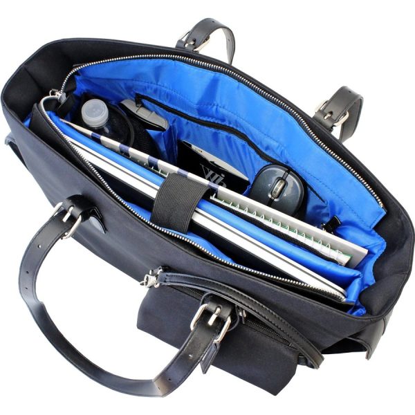 Francine Collection Slim Liberator Carrying Case (Tote) for 14" to 14.1" Notebook - Black - Image 3
