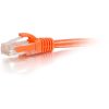 C2G 15ft Cat6a Snagless Unshielded (UTP) Ethernet Patch Cable - Orange