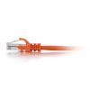 C2G 15ft Cat6a Snagless Unshielded (UTP) Ethernet Patch Cable - Orange - Image 3