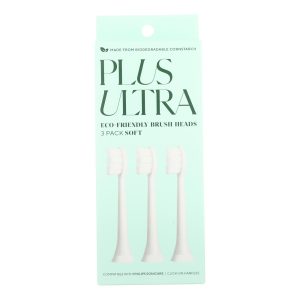 Plus Ultra - Tbrush Heads Echo 3pk - Case of 4-3 CT