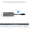 StarTech.com USB C to Mini DisplayPort Adapter, 4K 60Hz USB-C to mDP Adapter Dongle, USB Type-C to Mini DP Video Converter, w/ 12" Cable - Image 4