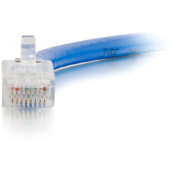 C2G 1ft Cat6 Ethernet Cable - Non-Booted Unshielded (UTP) - Blue - Image 3