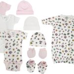 Newborn Baby Girl 9 Pc  Sets Nc_0588