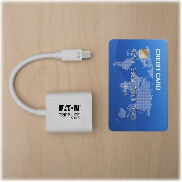 Eaton Tripp Lite Series Keyspan Mini DisplayPort to Active VGA Adapter, Video Converter (M/F), White, 6-in. (15.24 cm), TAA - Image 6