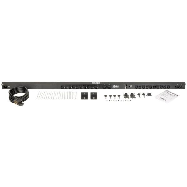 Eaton 3.7kW Single-Phase 208/230V Monitored PDU - LX Platform, 20 C13, 4 C19 Outlets, C20 Input with L6-20P Adapter, 0U 1778mm Height, TAA - Image 9