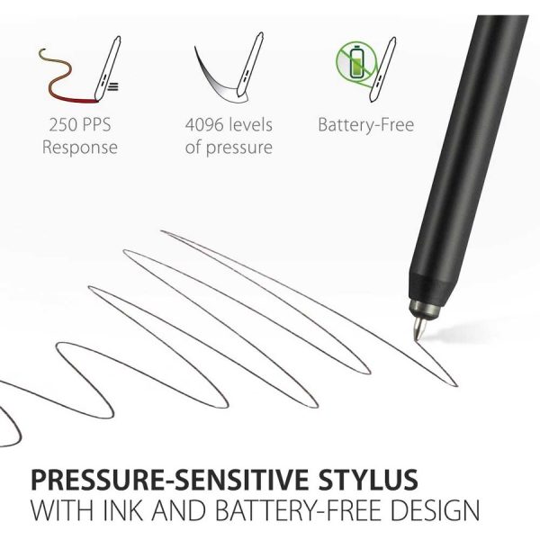 ViewSonic ID0730 7.5 Inch Portable Digital Writing Pen Pad with Battery Free Ink Pen for Sketching, Drawing, Graphic Design, Remote Teaching, Distance Learning Supports Windows, Mac, Android - Image 4
