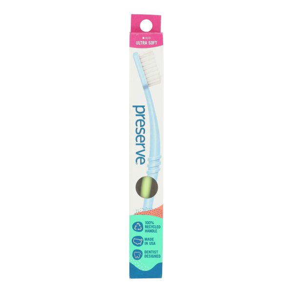 Preserve Toothbrush is a Travel Case Ultra Soft - 6 Pack - Assorted Colors