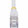 StarTech.com 30ft White CAT8 Ethernet Cable, Snagless RJ45, 25G/40G 2000MHz, 100W PoE, S/FTP, 26AWG Pure Bare Copper, LSZH Network Patch Cord - Image 4