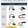 StarTech.com USB C To SATA Adapter - for 2.5" SATA Drives - UASP - External Hard Drive Cable - USB Type C to SATA Adapter - Image 6