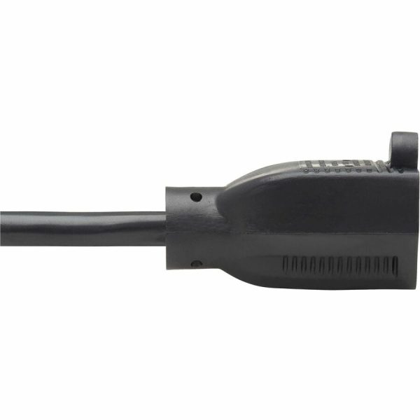 Eaton Tripp Lite Series Power Extension Cord, Right-Angle NEMA 5-15P to NEMA 5-15R - Heavy-Duty, 15A, 120V, 14 AWG, 10 ft. (3.05 m), Black - Image 2