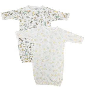 Unisex Newborn Baby 2 Piece Gown Set Nc_0734