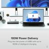 Plugable USB C Docking Station Dual Monitor, 11-in-1, USB4 100W Laptop Charging Dock for Windows and Thunderbolt - Image 3