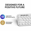 Logitech Pebble Keys 2 K380s, Multi-Device Bluetooth Wireless Keyboard with Customizable Shortcuts, Tonal White - Image 3