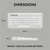 Logitech Pebble Keys 2 K380s, Multi-Device Bluetooth Wireless Keyboard with Customizable Shortcuts, Tonal White - Image 9