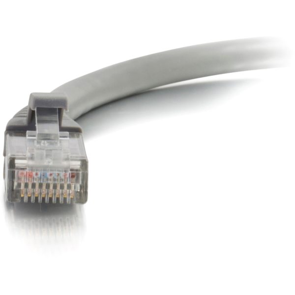 C2G 7ft Cat6a Snagless Unshielded (UTP) Network Patch Ethernet Cable-Gray - Image 3