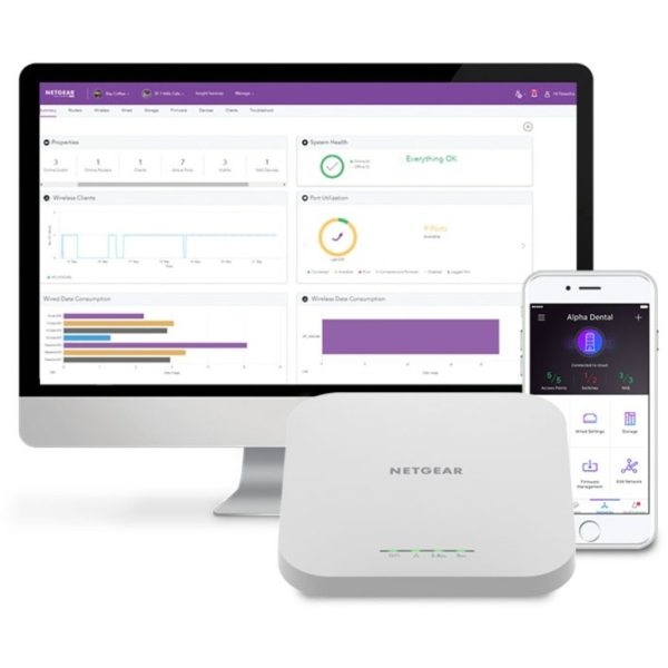 Netgear WAX610 IEEE 802.11 a/b/g/n/ac/ax/i 1.80 Gbit/s Wireless Access Point - Indoor - Image 4