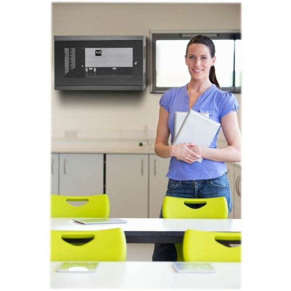 Eaton Tripp Lite Series SmartRack 9U Low-Profile Switch-Depth Wall-Mount Mini Rack Enclosure - Image 4