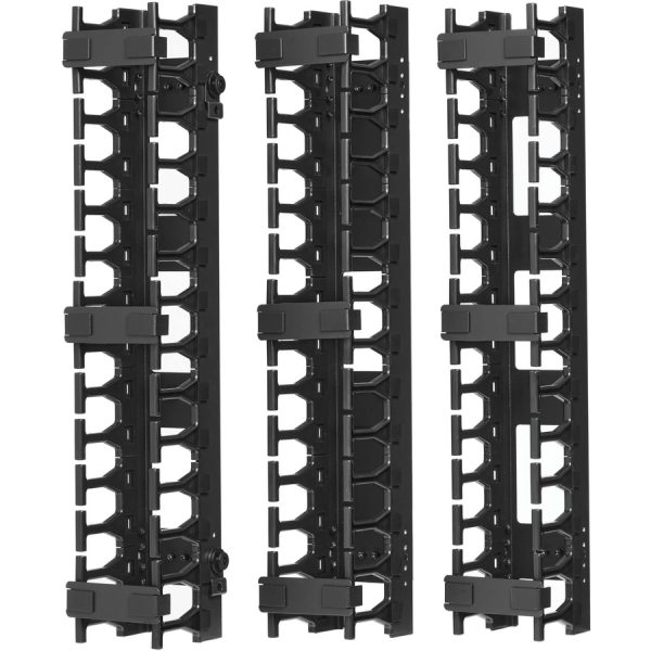 Eaton Tripp Lite Series SmartRack 3-in. (7.62 cm) Wide High Capacity Vertical Cable Manager - Double finger duct - Image 2