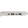StarTech.com 4-Port USB PCIe Card, 10Gbps USB PCI Express Expansion Card with 2 Controllers, 2x USB-C & 2x USB-A ports (USB 3.2 Gen 2) - Image 4