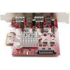 StarTech.com 4-Port USB PCIe Card, 10Gbps USB PCI Express Expansion Card with 2 Controllers, 2x USB-C & 2x USB-A ports (USB 3.2 Gen 2) - Image 5