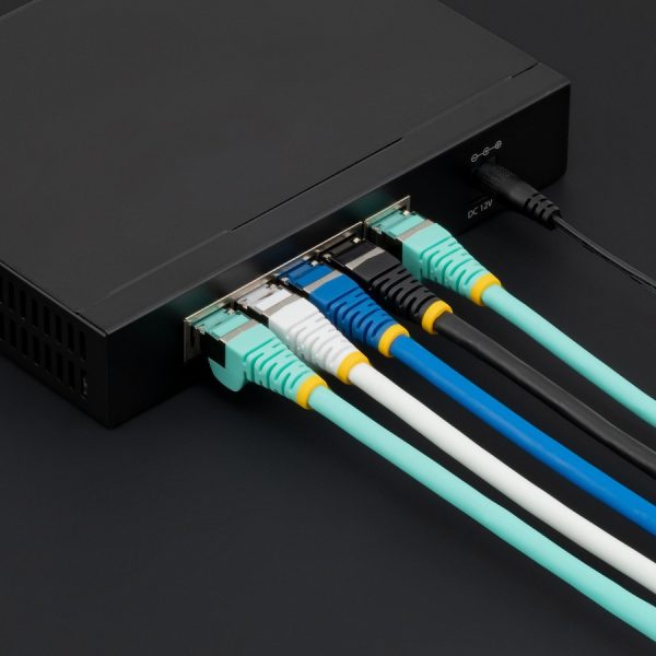 StarTech.com 7ft CAT6a Ethernet Cable, Blue Low Smoke Zero Halogen (LSZH) 10 GbE 100W PoE S/FTP Snagless RJ-45 Network Patch Cord - Image 5