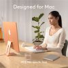 Logitech Wave Keys for Mac, Wireless Ergonomic Keyboard with Cushioned Palm Rest, Comfortable Natural Typing, Bluetooth Keyboard, Easy-Switch, Optimized for Mac, Apple, iPad, Off-white - Image 2