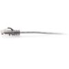 C2G 1ft Cat6a Snagless Unshielded (UTP) Slim Ethernet Patch Cable - Gray - Image 2
