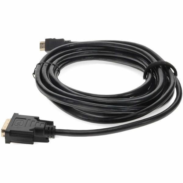 12ft HDMI 1.3 Male to DVI-D Dual Link (24+1 pin) Male Black Cable For Resolution Up to 2560x1600 (WQXGA) - Image 2