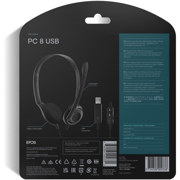 EPOS PC 8 USB Headset - Image 8
