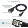 StarTech.com 3ft (1m) USB to Serial Cable, DB9 Male RS232 to USB Converter, USB to Serial Adapter, COM Port Adapter with Prolific IC - Image 7