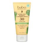Babo Botanicals - Sunscreen - Clear Zinc Unscented SPF 30 - 3 oz