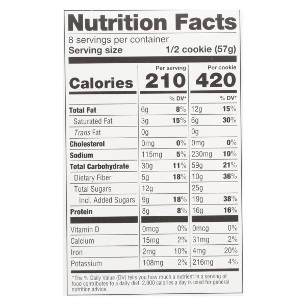 Lenny and Larry's The Complete Cookie - Chocolate Chip - 4 oz - Case of 12 - Image 2