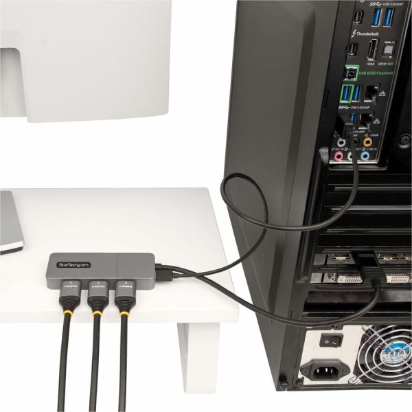 StarTech.com 3-Port MST Hub, DisplayPort to Triple 4K 60Hz HDMI, DP 1.4 Multi-Monitor Adapter, Windows Only - Image 6