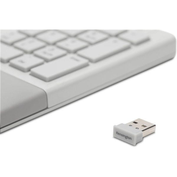 Kensington Pro Fit Ergo Wireless Keyboard and Mouse-Gray - Image 4