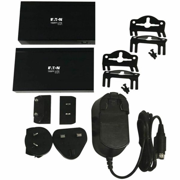 Eaton Tripp Lite Series DisplayPort over Cat6 Extender Kit, Transmitter and Receiver with Repeater, 4K, 4:4:4, PoC, 230 ft. (70.1 m), TAA - Image 5