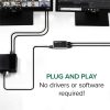 Plugable HDMI Capture Card USB 3.0 and USB-C, Record, Stream and Go Live with DSLR, 1080P 60FPS, HDMI Passthrough for Monitor - Image 6